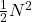 \tfrac{1}{2}N^2