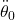 \ddot\theta_0